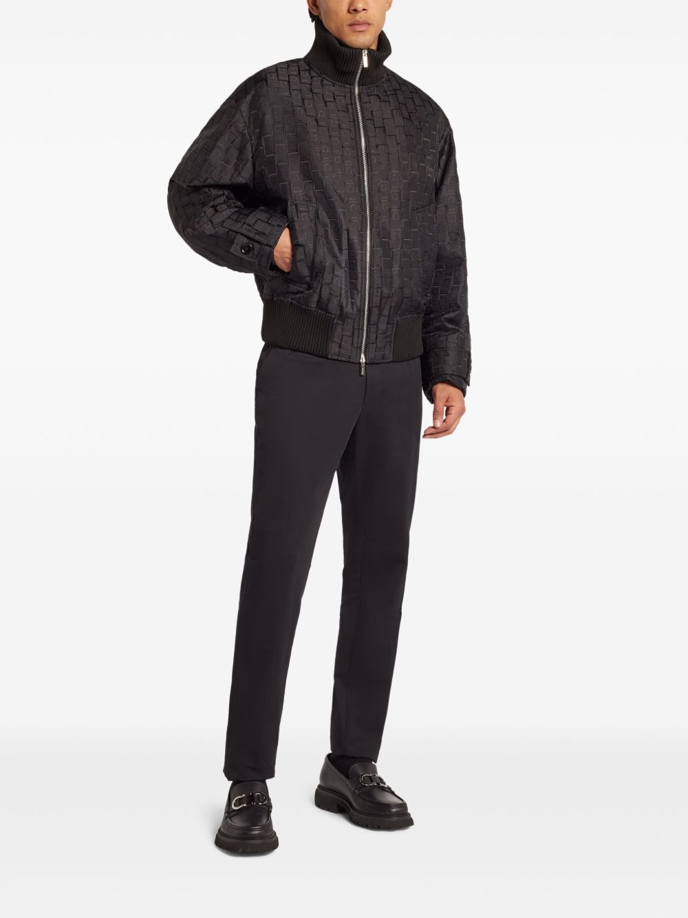 monogram lightweight jacket - 2