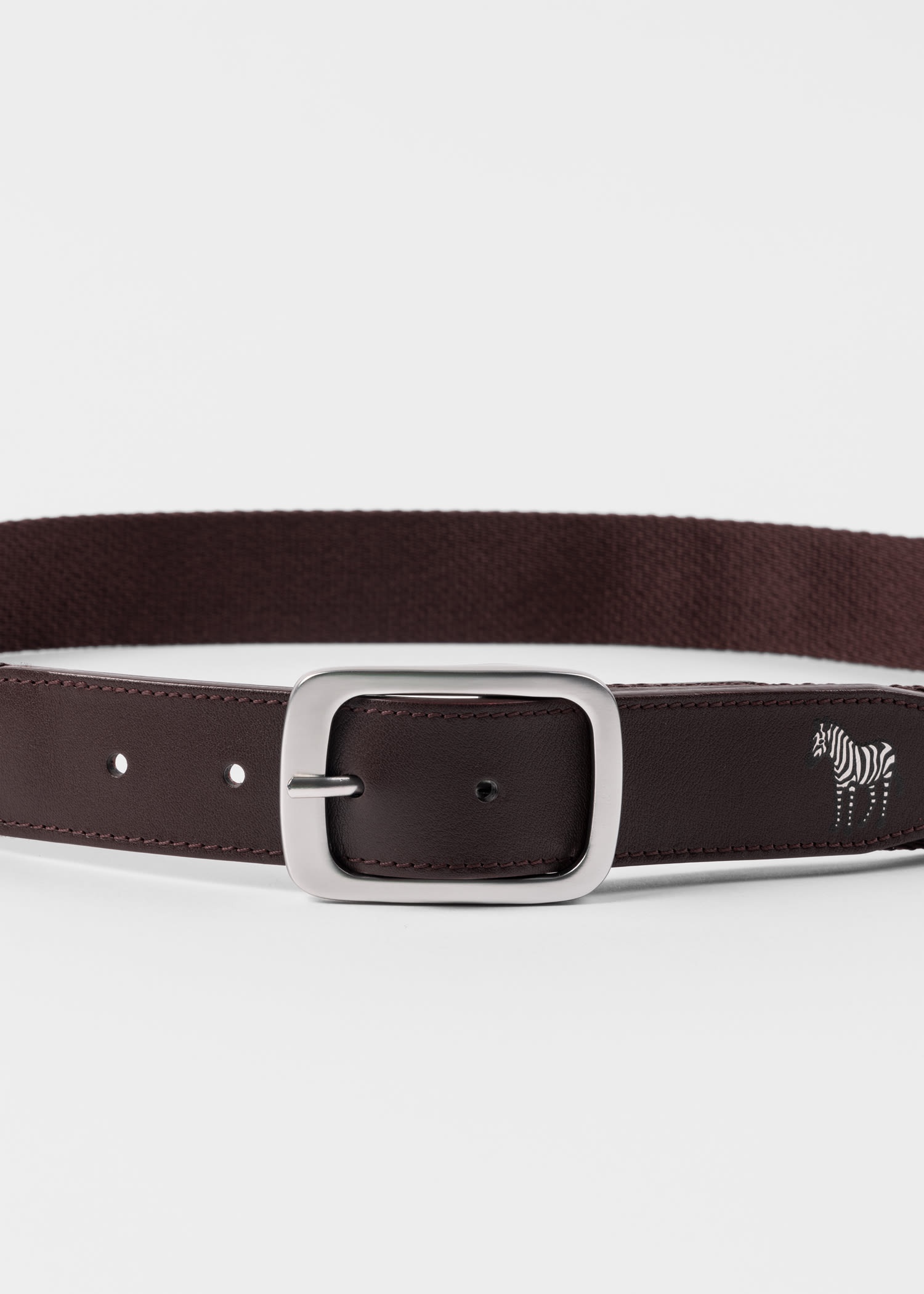 Webbing Zebra Logo Belt - 3