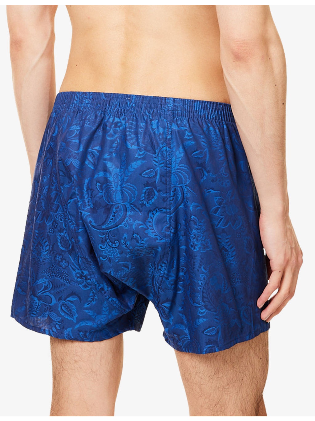 Printed Mid-Rise Cotton-Poplin Boxer Shorts - 3