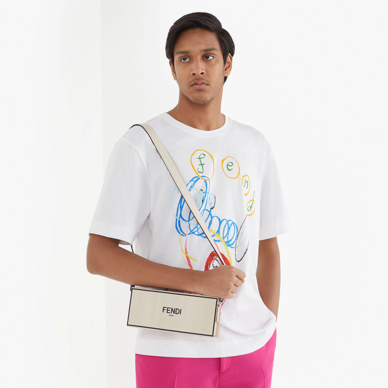 FENDI White jersey T-shirt outlook