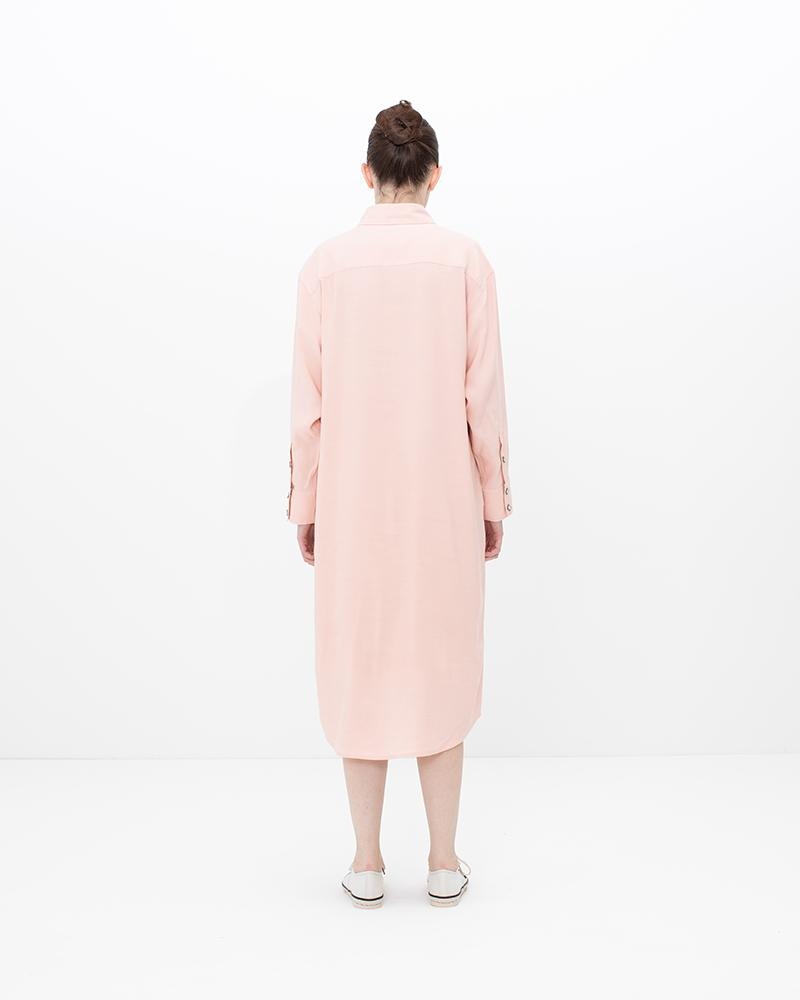 RUST BELT DRESS L/S W PINK - 3