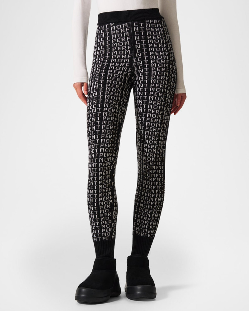 Monogram Merino Wool Leggings 4