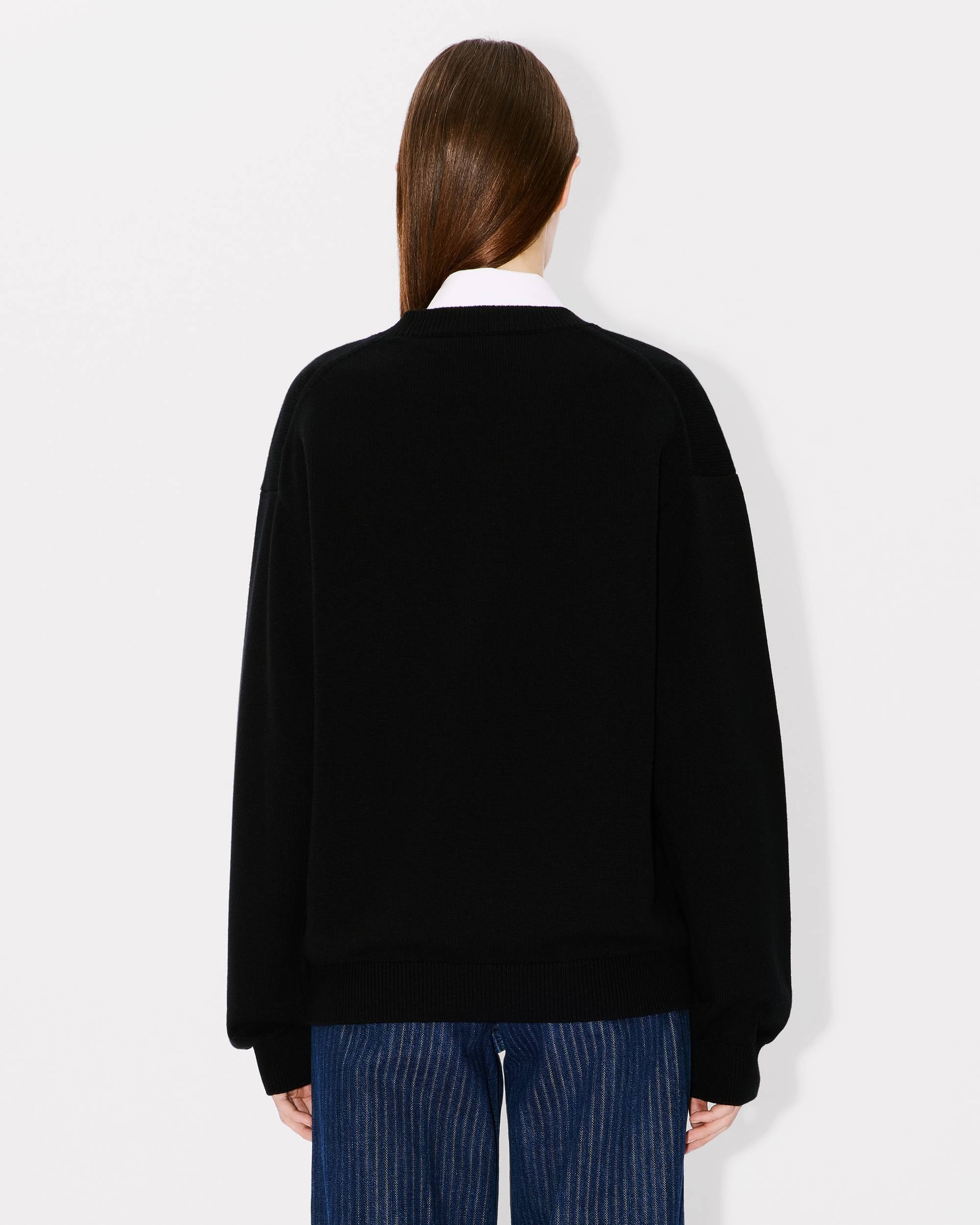 'KENZO Constellation' genderless embroidered jumper in wool and cotton - 4