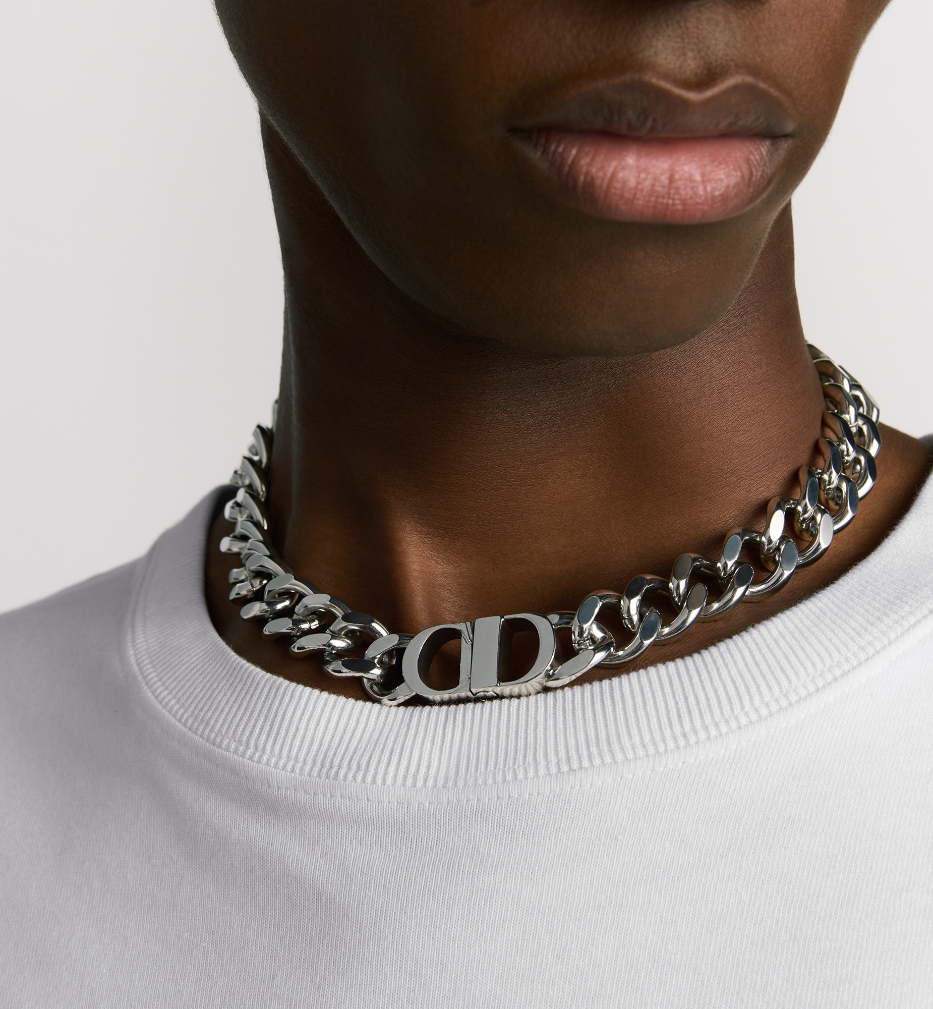 CD Icon Chain Link Necklace - 3