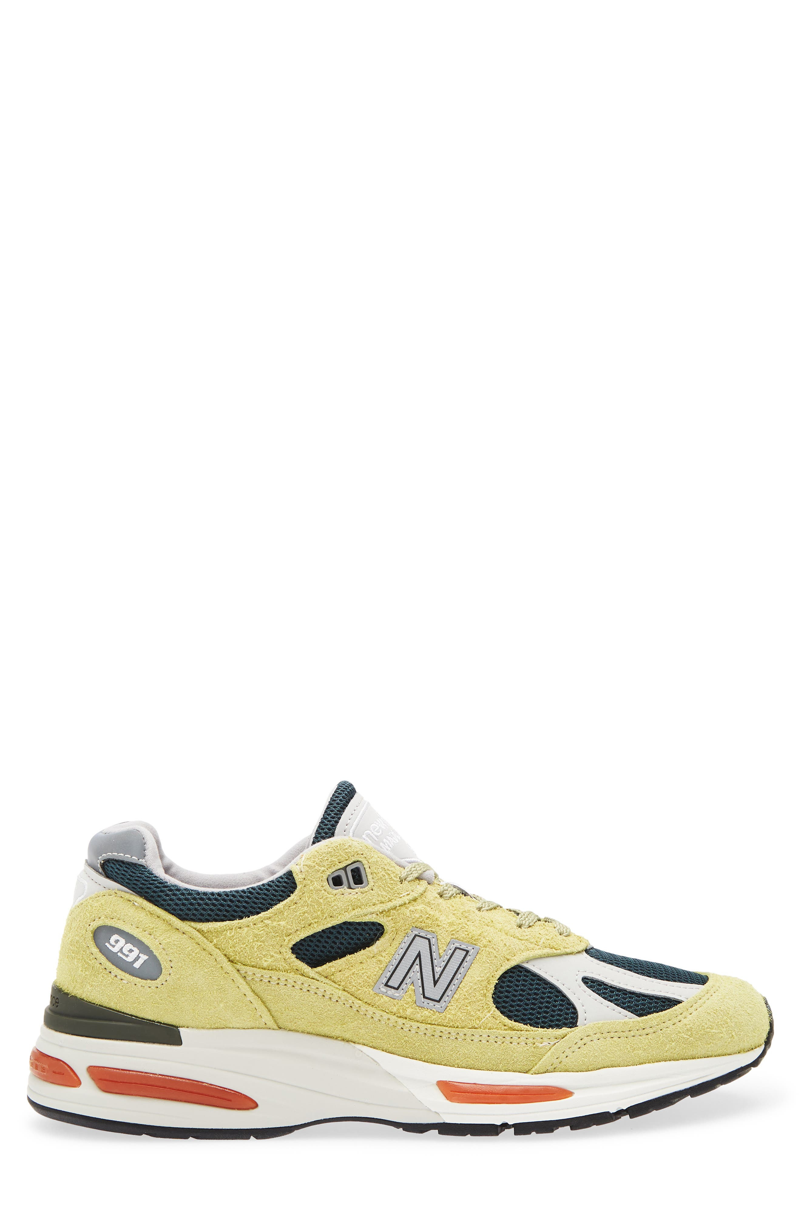 New Balance Gender Inclusive Made in UK 991 v2 Sneaker in Beechnut/Trekking Green at Nordstrom - 3