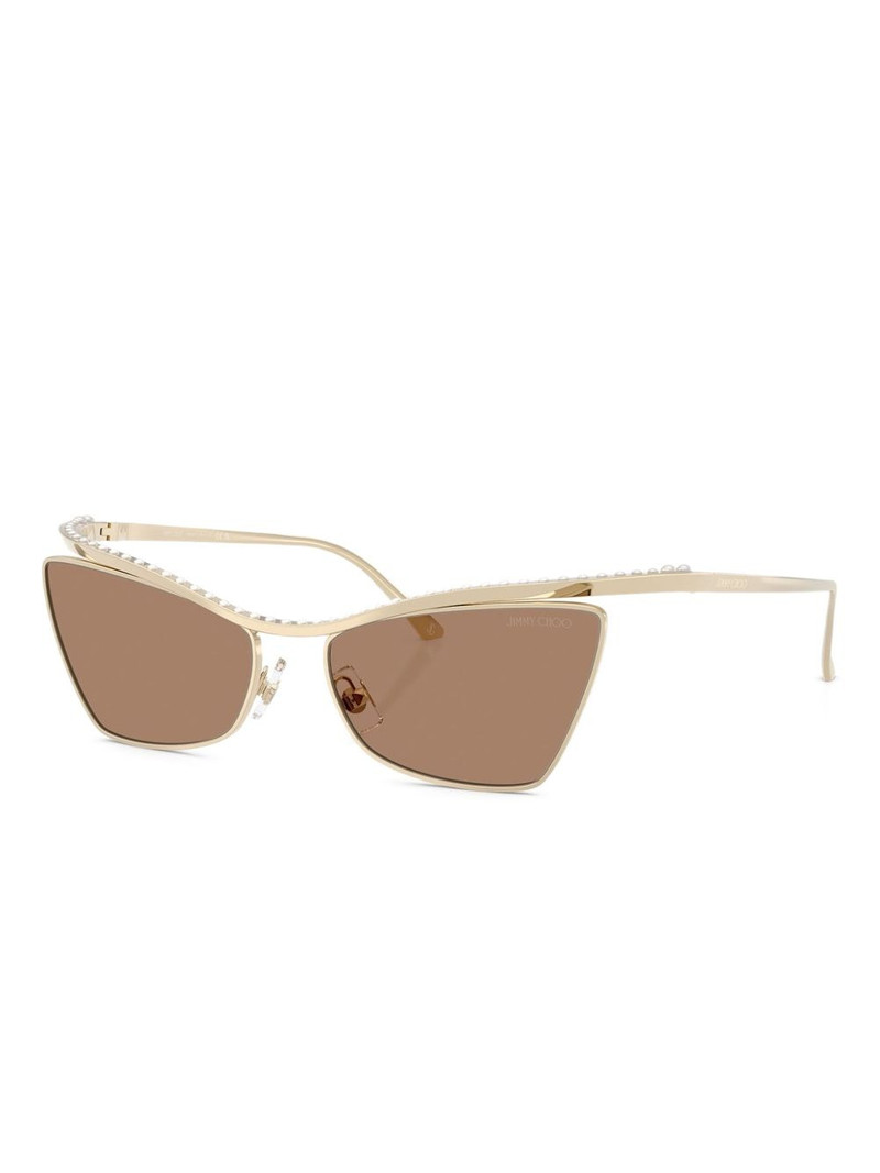 crystal-embellished cat-eye sunglasses 1