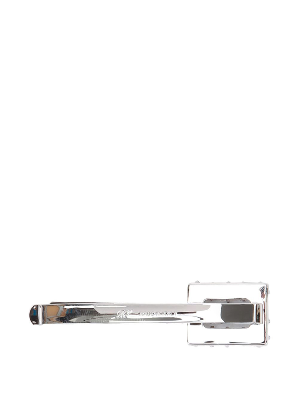 rhinestone-embellished rectangle hair clip - 2