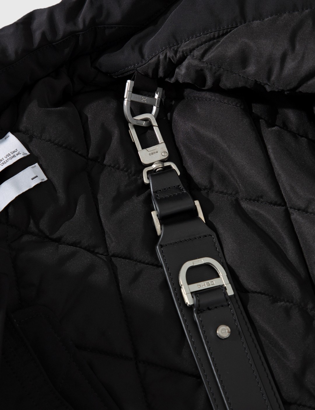 STAFF UNIFORM QUILTED INTERVEIN LAYERED BOMBER JACKET - 9