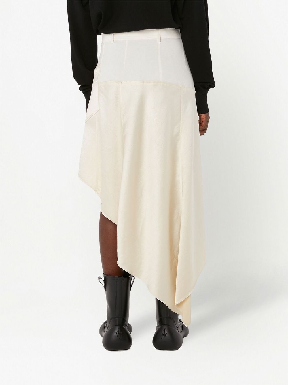 asymmetric midi skirt - 4