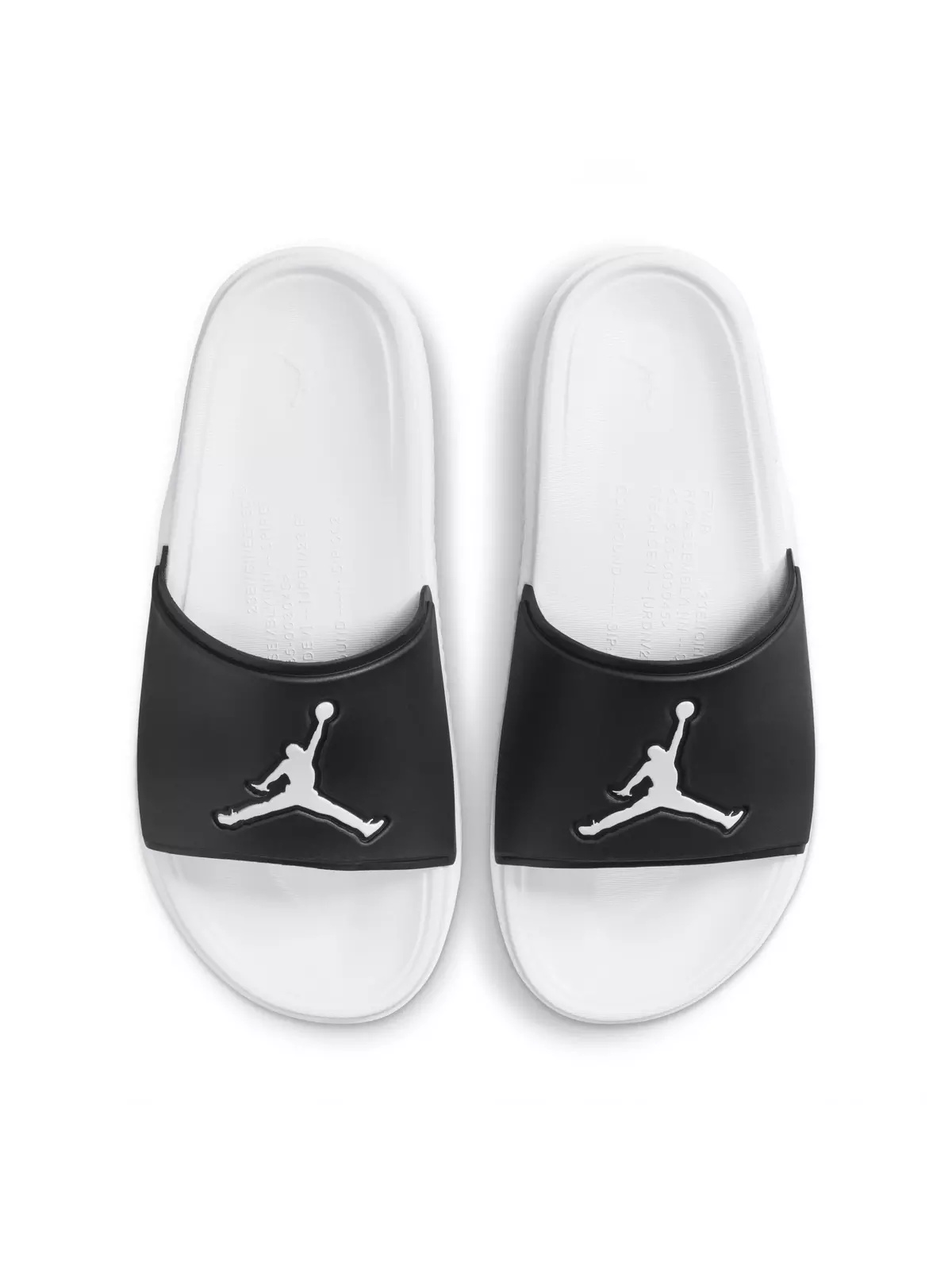 Jumpman "Black/White/White" Men's Slide - 4
