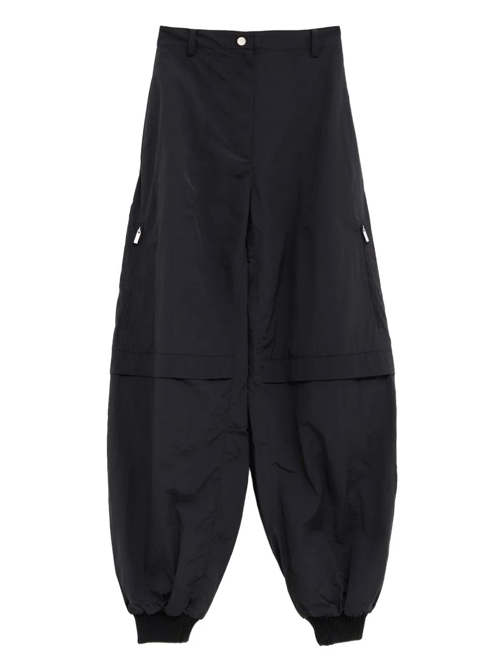 zip-pocket balloon trousers - 1