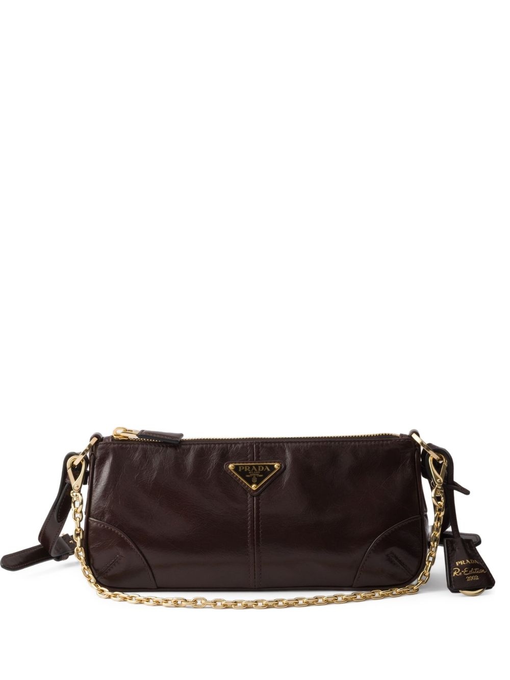 medium Re-Edition 2002 leather shoulder bag - 1