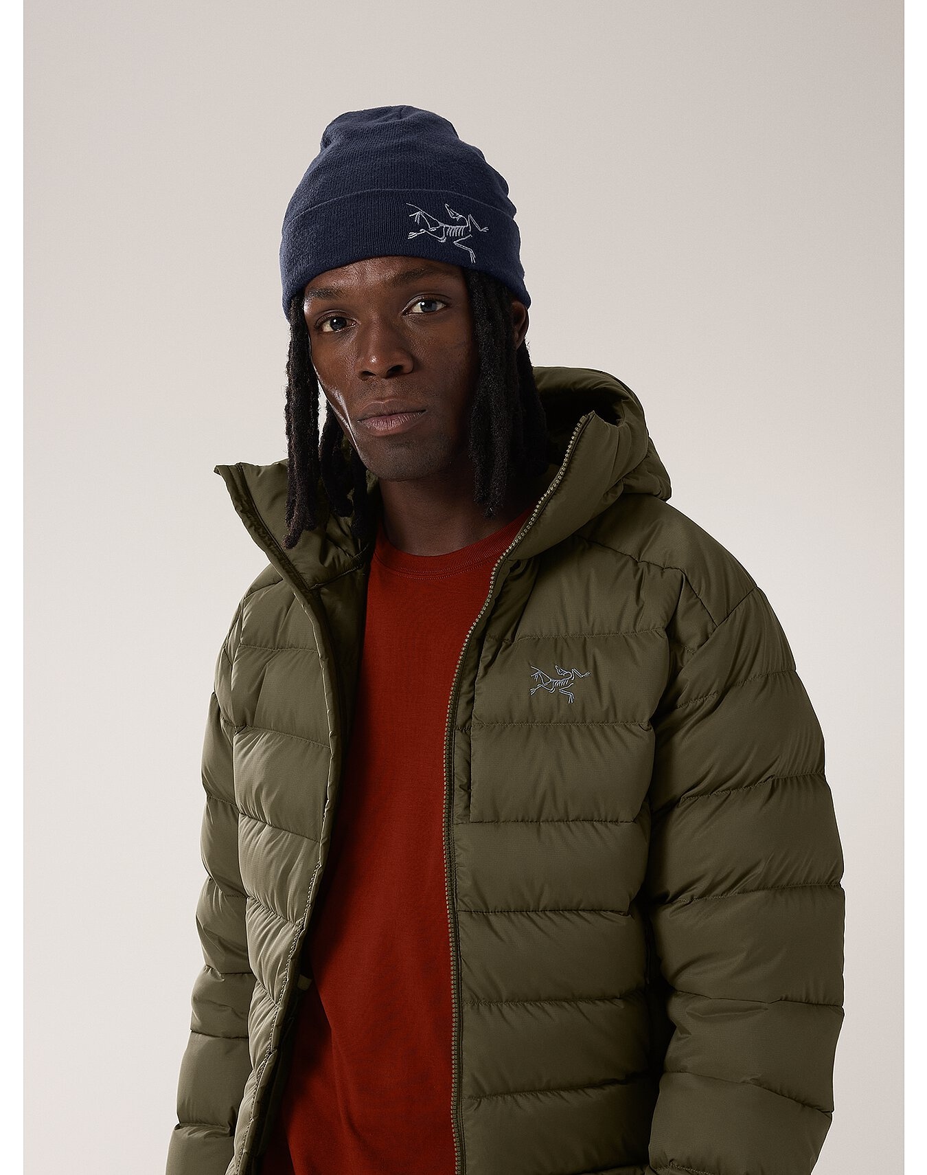 Embroidered Bird Toque - 3