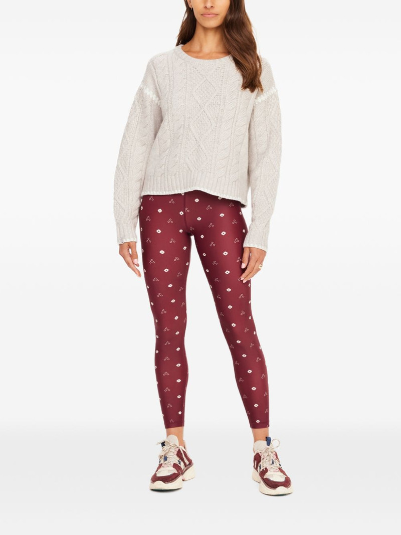 THE UPSIDE Xanthe cable-knit crew-neck sweater outlook