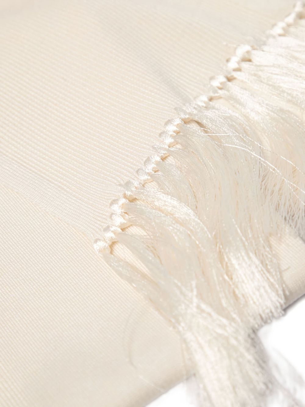 ribbed fringe scarf - 3