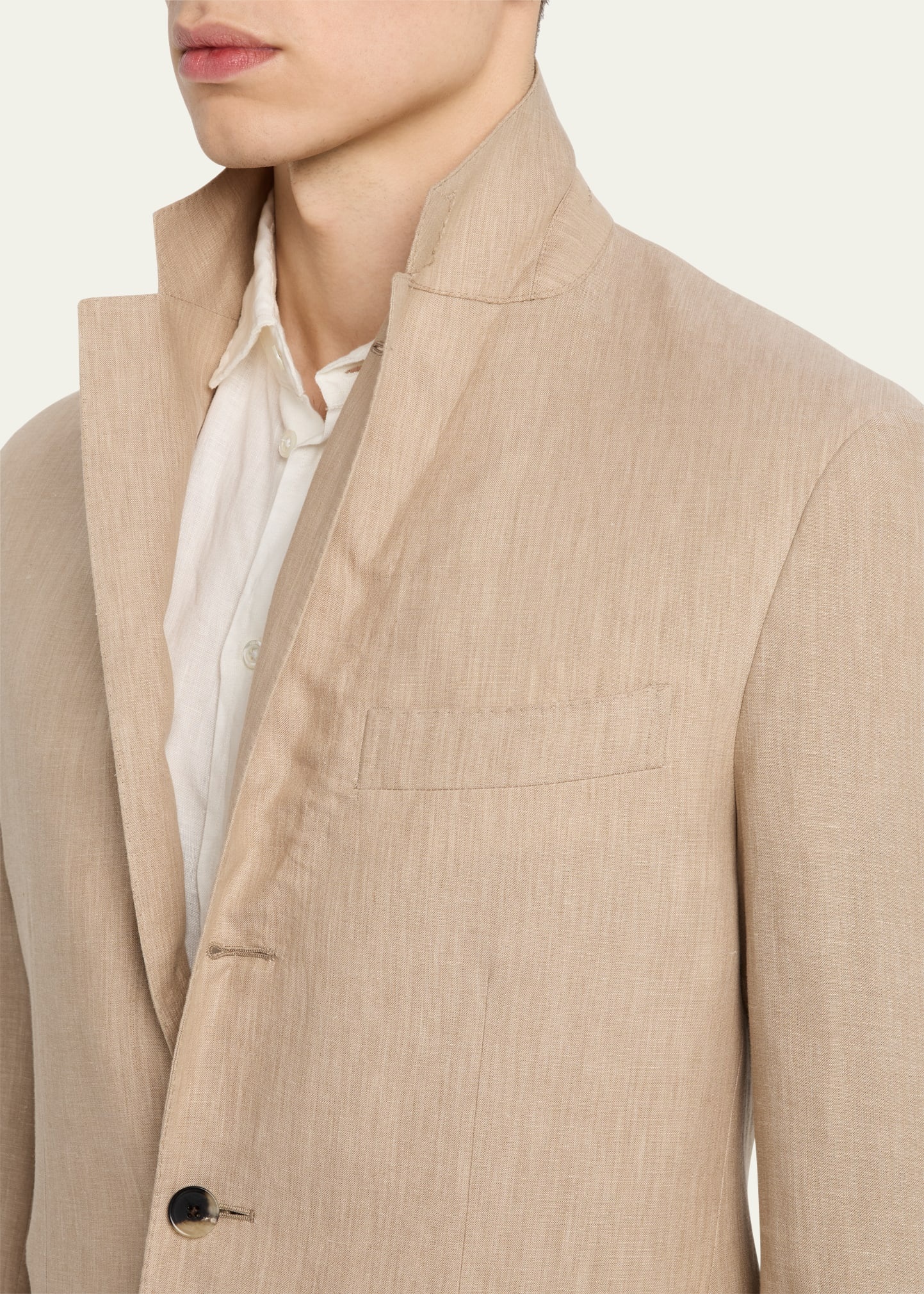 Men's Torino Linen Single-Breasted Sport Coat - 6