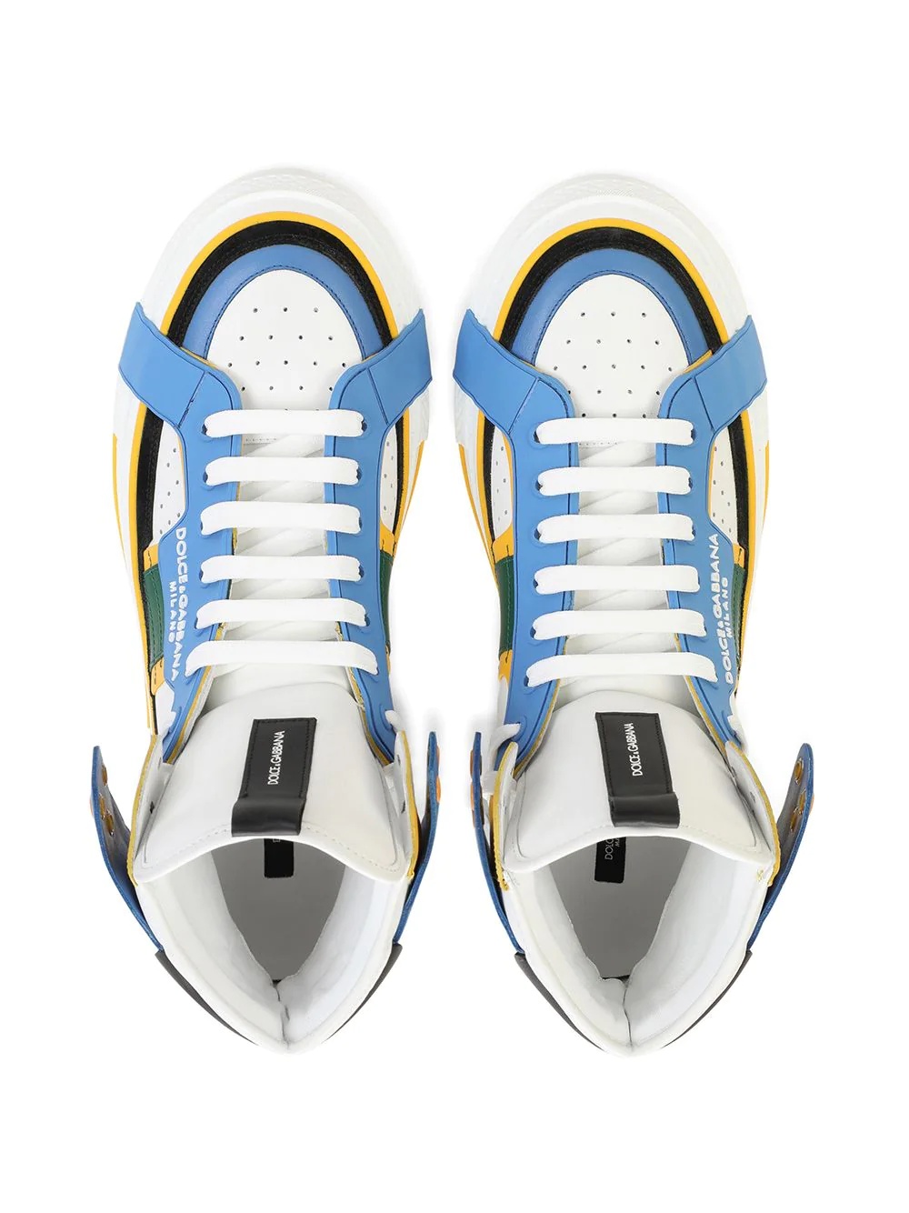 Custom 2.Zero high-top panelled sneakers - 4