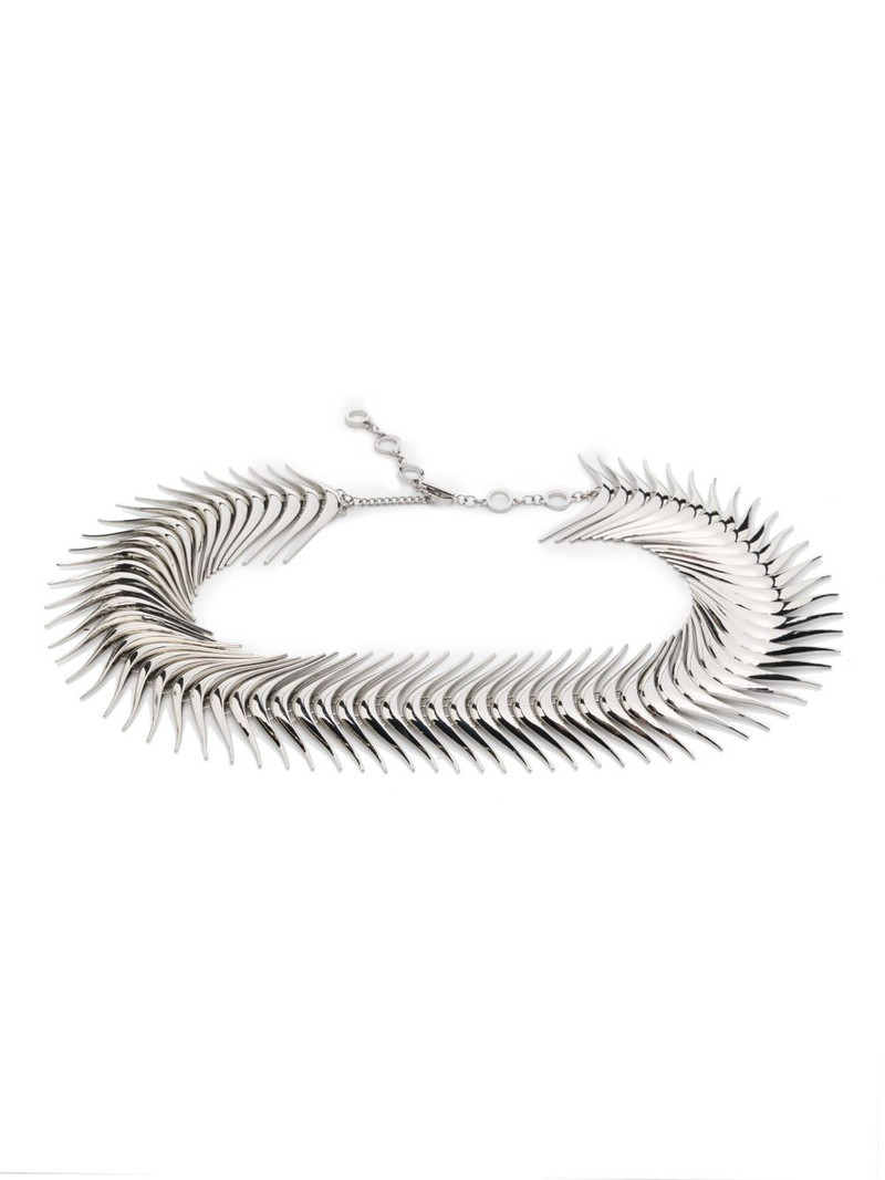 chain-link detailing polished-finish belt 1