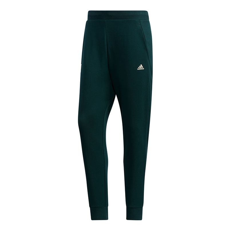 adidas WJ PT KN SWT Bundle Feet Sports Pants Dark Green GM4462 - 1