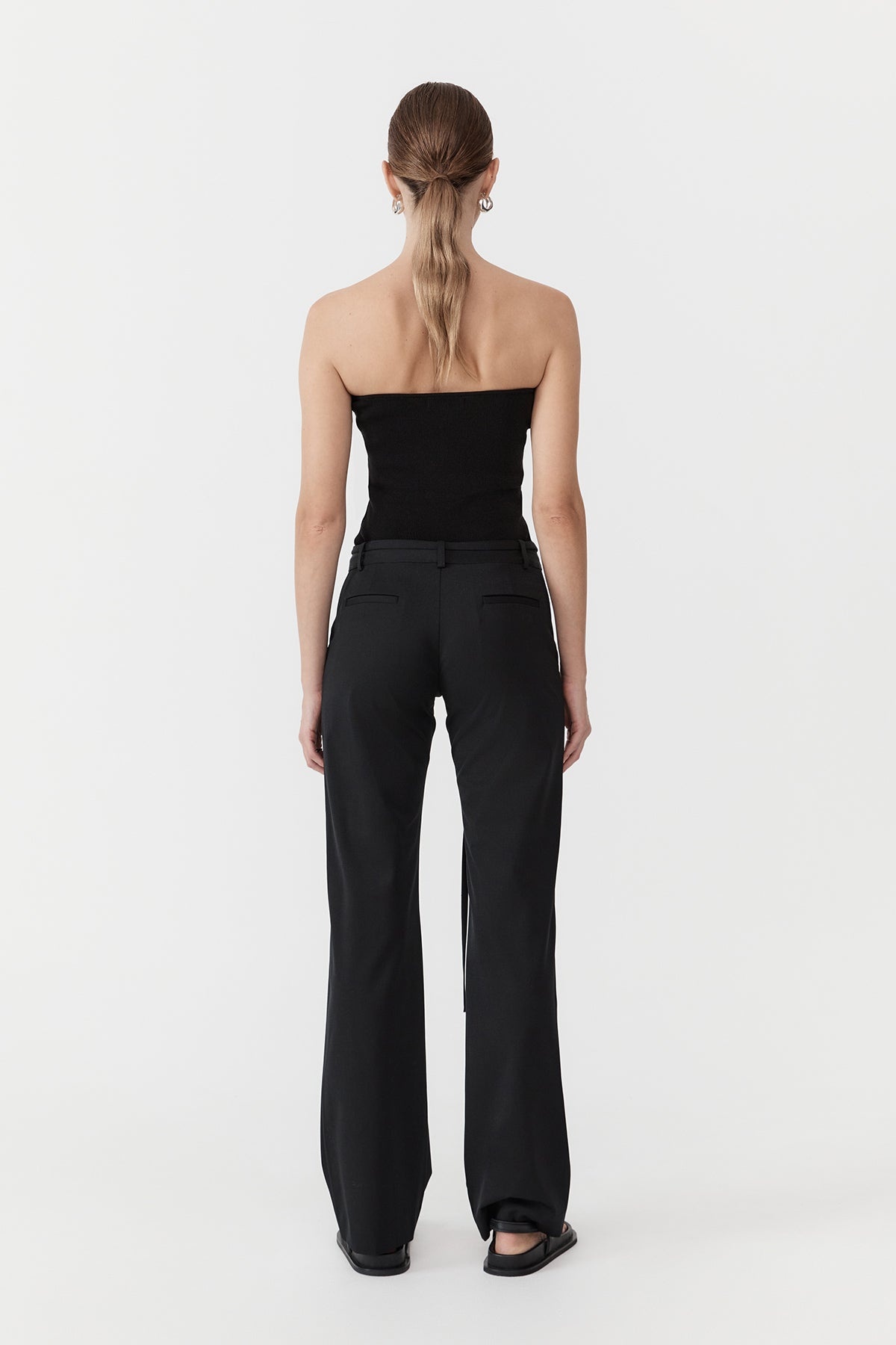 90s Panelled Pants - Black - 5