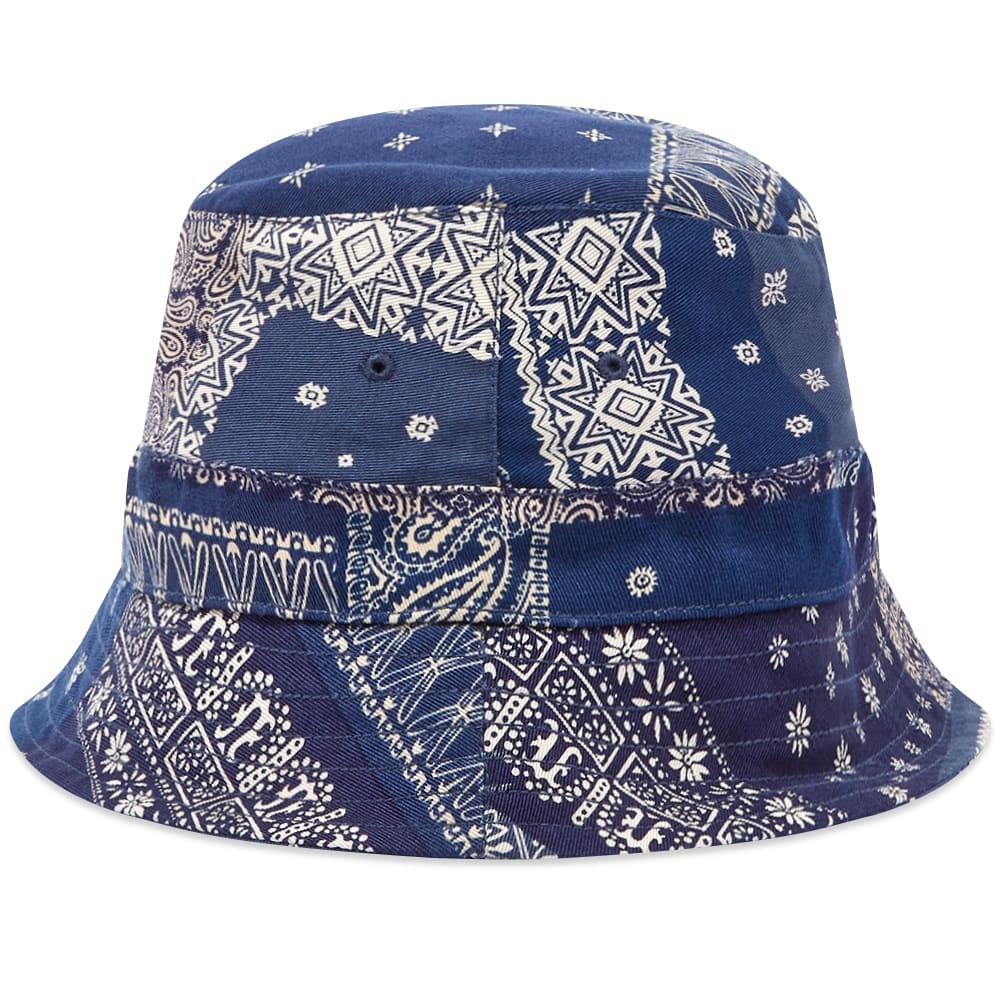 Universal Works Bandana Patchwork Bucket Hat - 1