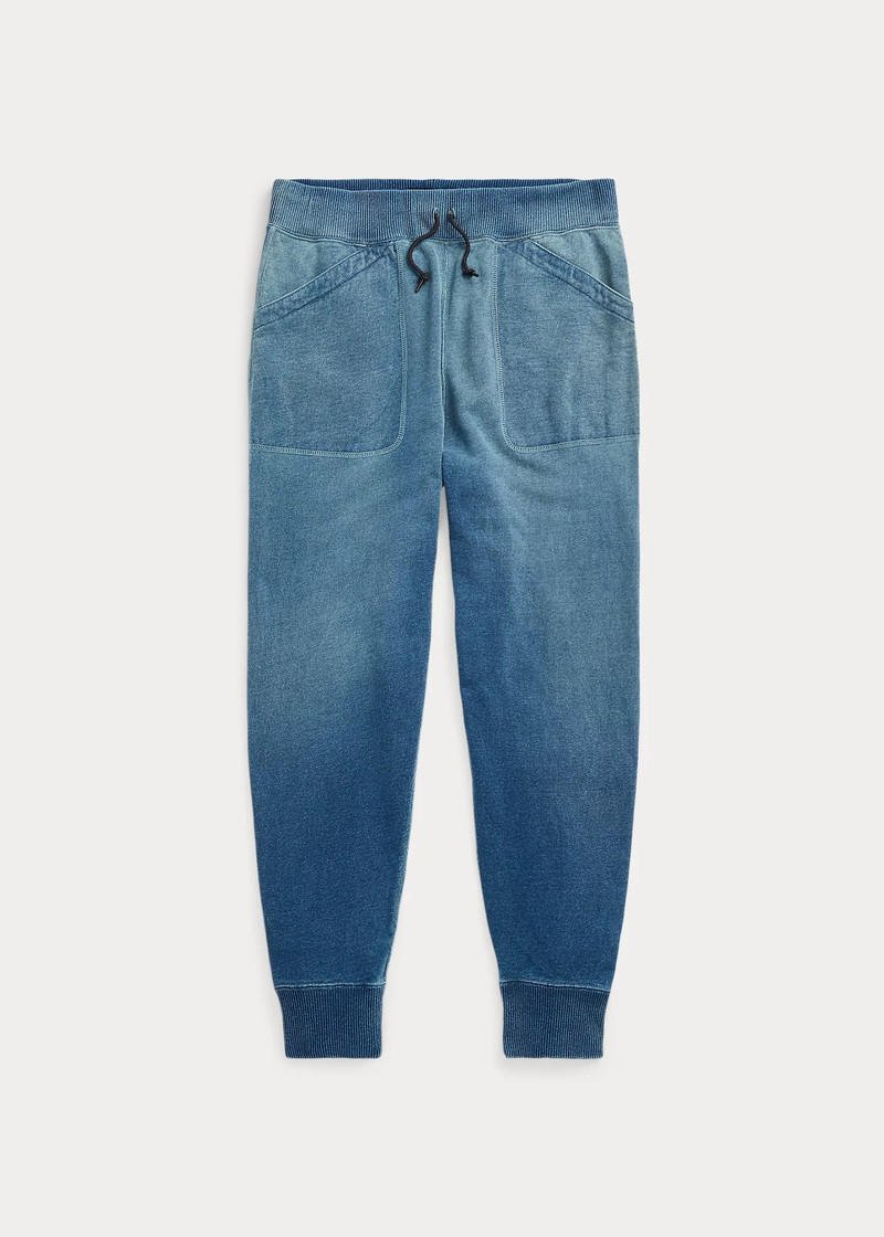 Indigo French Terry Sweatpant 1