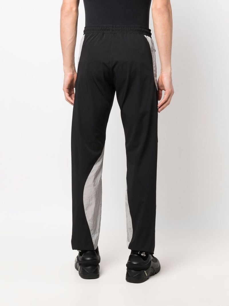 panelled straight trousers - 4