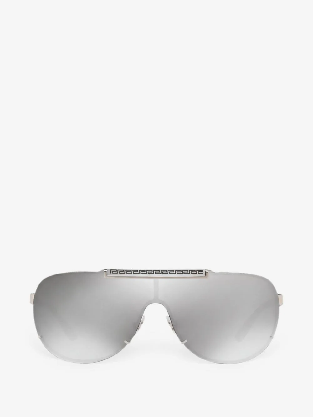 pilot-frame semi-rimless sunglasses - 1