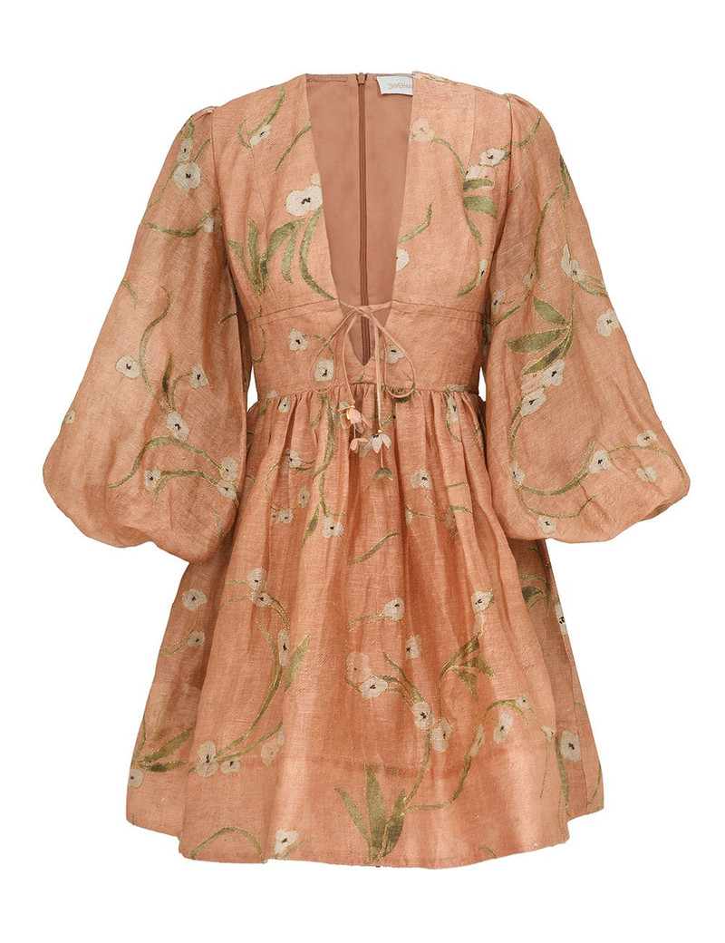 ILLUMINATE DRAWN MINI DRESS - 1