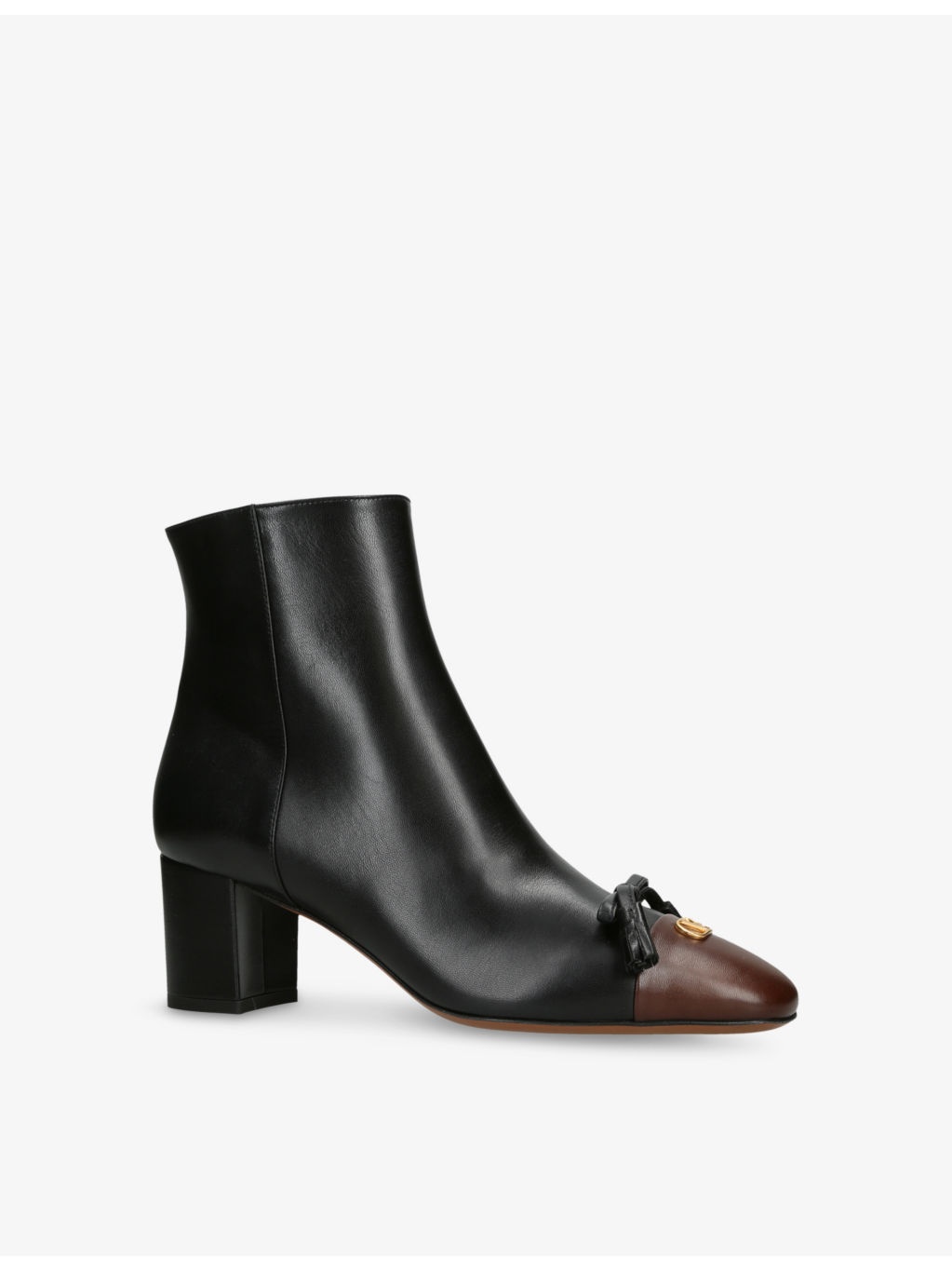 Valet Du Roi Leather Heeled Ankle Boots - 3