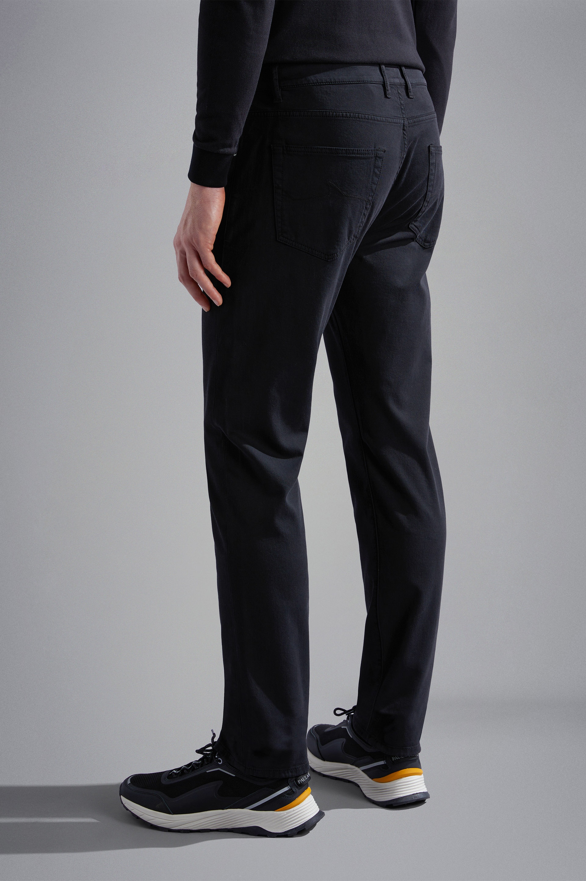 STRETCH COTTON 5 POCKETS TROUSERS - 3