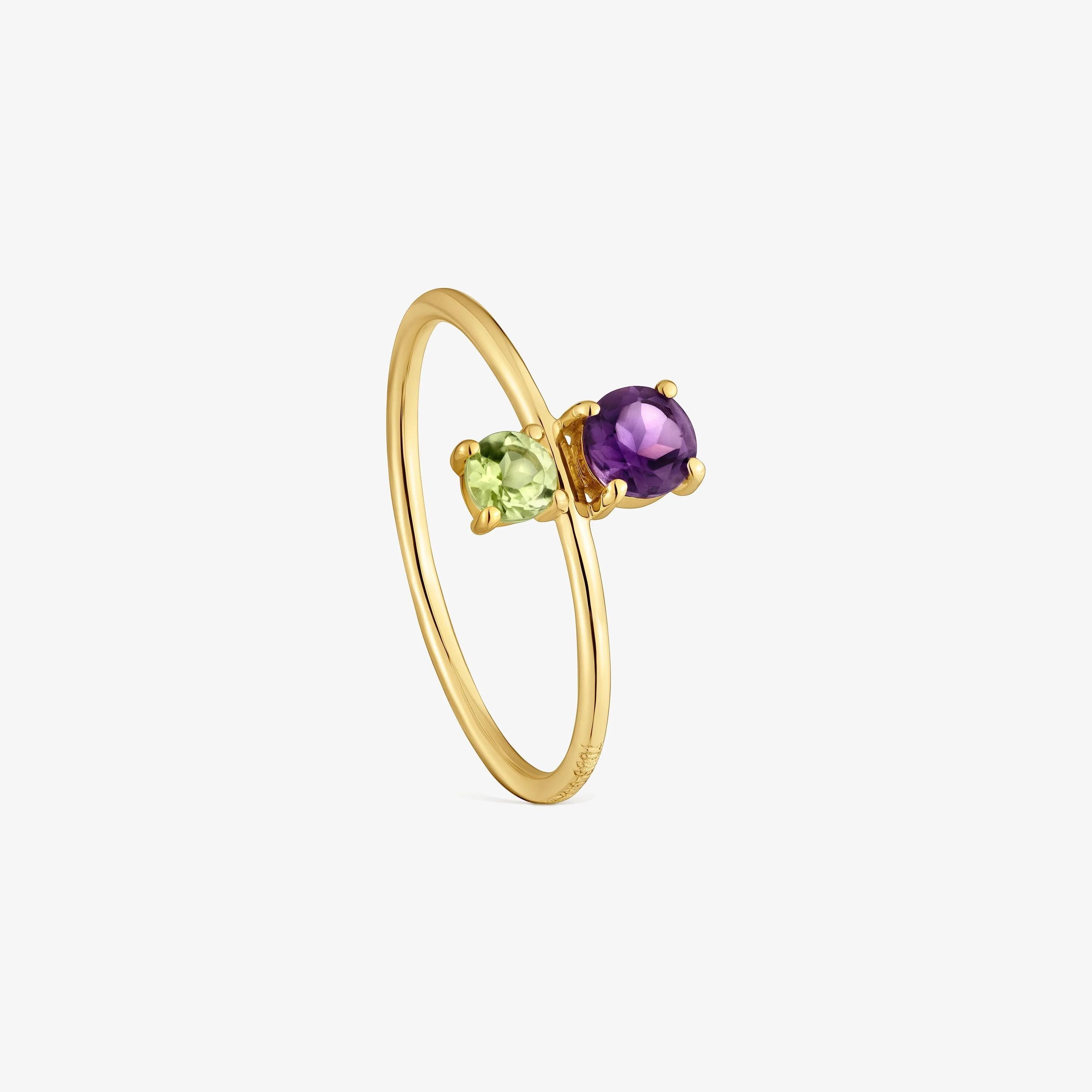 18kt gold, peridot and amethyst Ring TOUS Ivette - 1