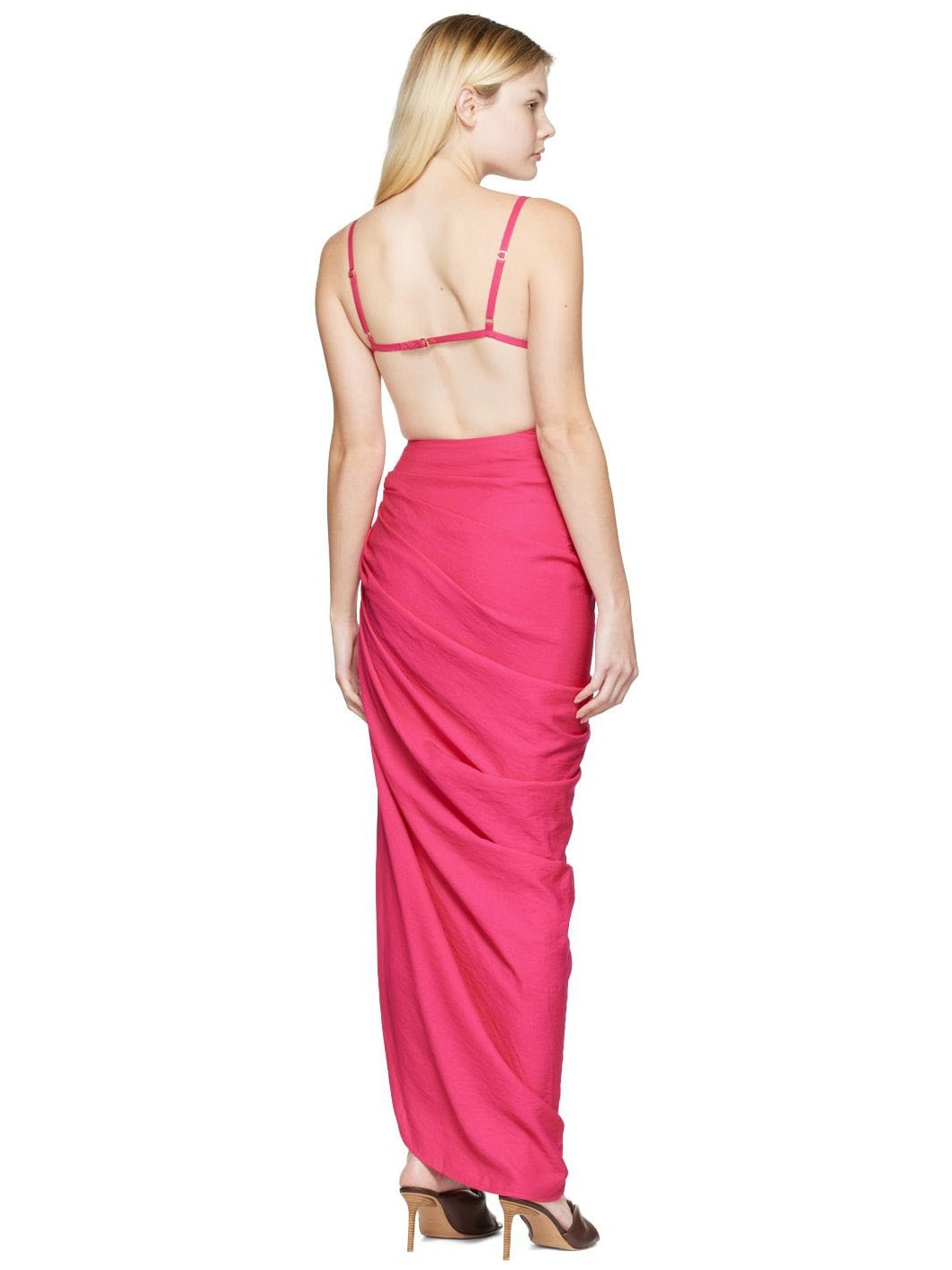 Pink Le Papier 'La Robe Saudade Longue' Maxi Dress - 3