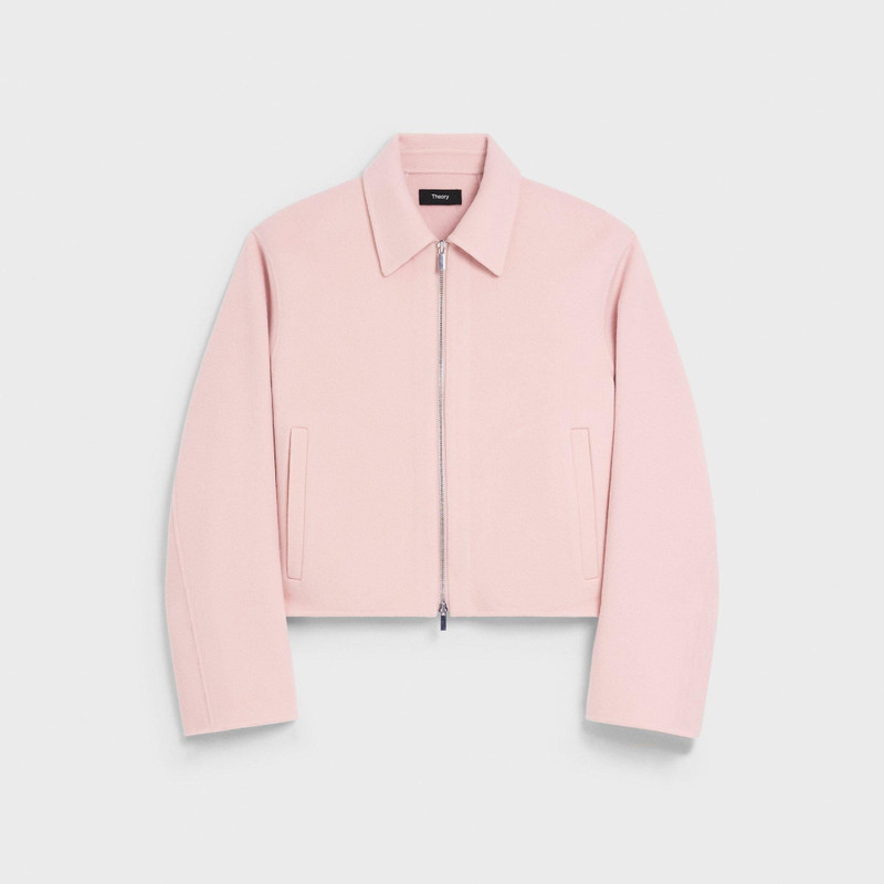 Blouson Jacket in Double-Face Wool-Cashmere - 1