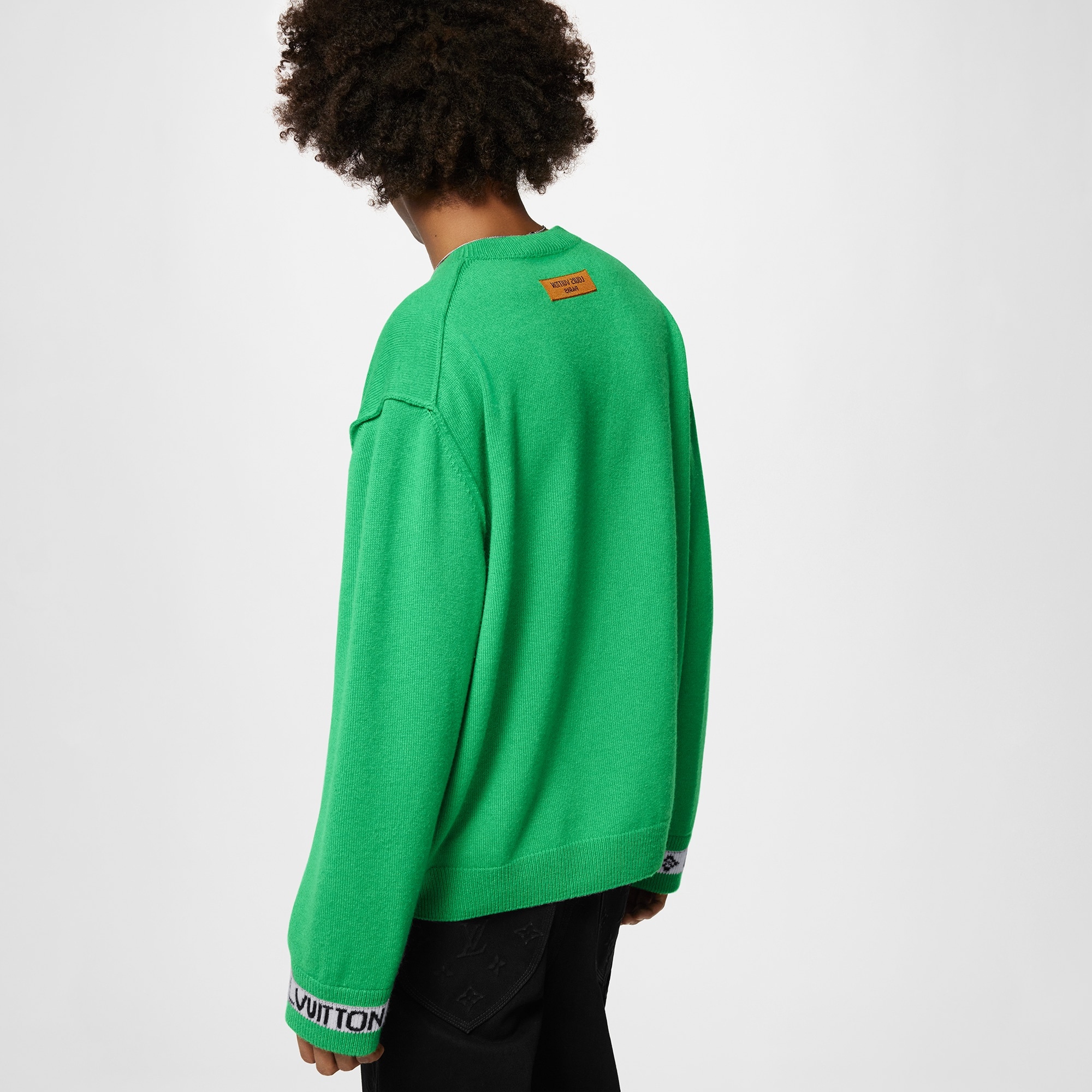 LV Cuffs Cashmere Crewneck - 5