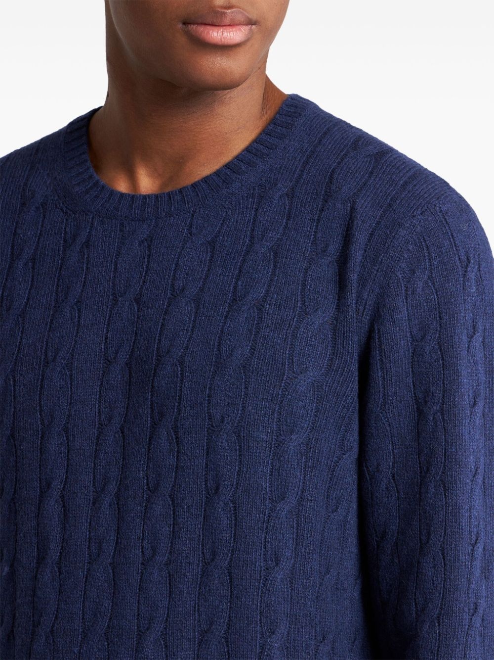 cable-knit cashmere sweater - 4