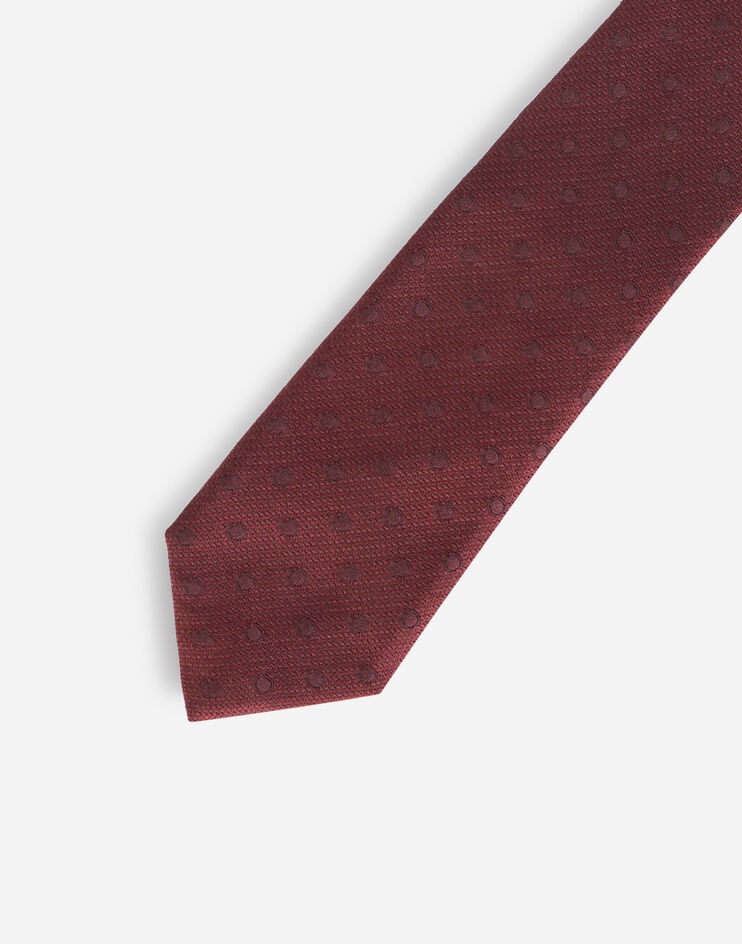 Tie-design silk jacquard blade tie (6 cm) - 3