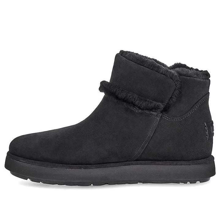 (WMNS) UGG Classic Mini Spill Seam Blvd Snow Boots Black 1108145-BLK - 1