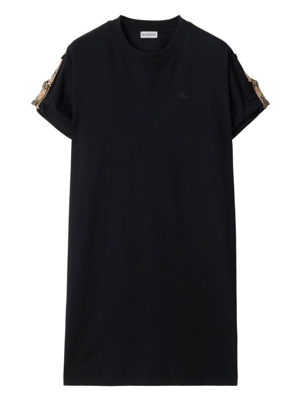 cotton t-shirt dress - 1