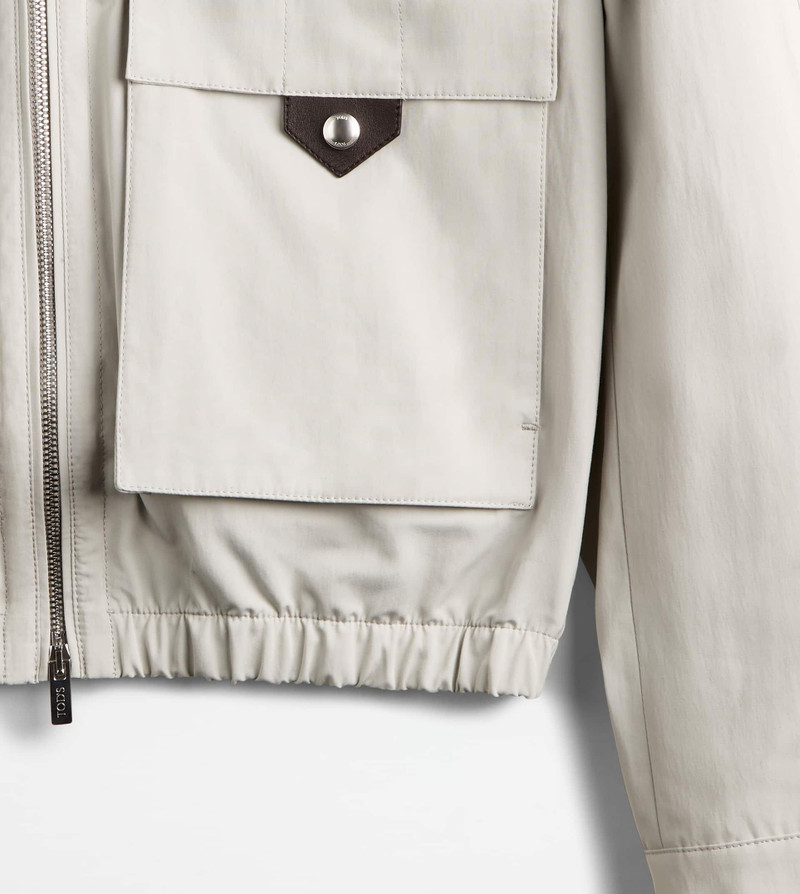 HOODED BLOUSON - GREY 9