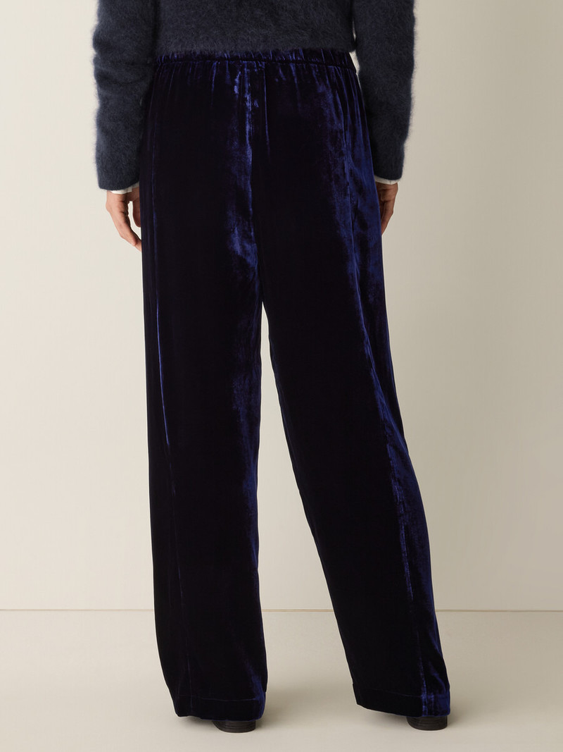 Velvet Pleated Straight Pant 4