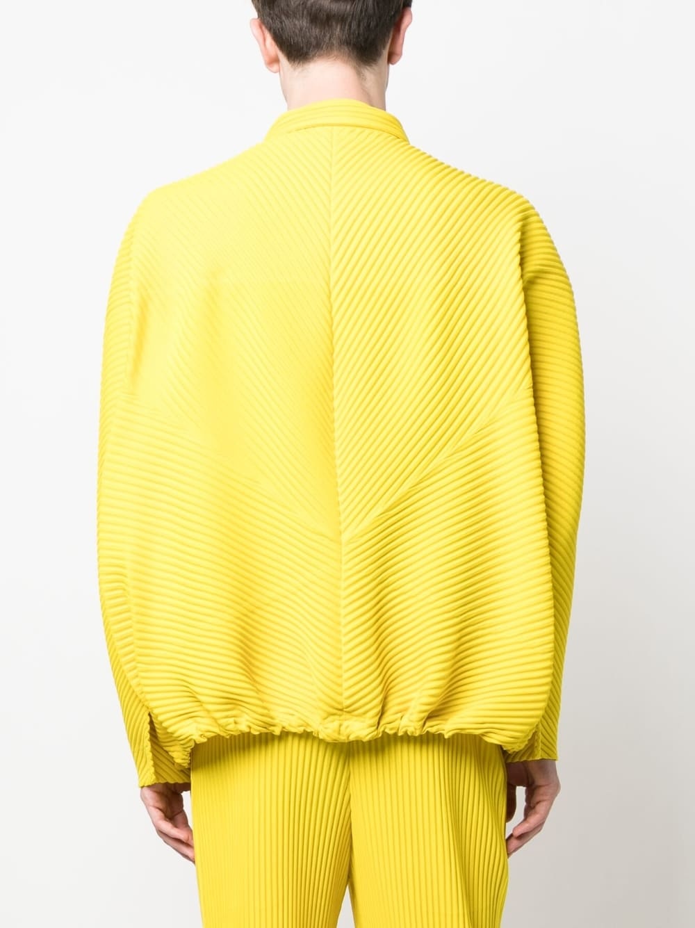 fully pleated cocoon jacket - 3