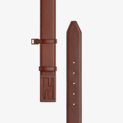 FENDI Brown leather belt outlook