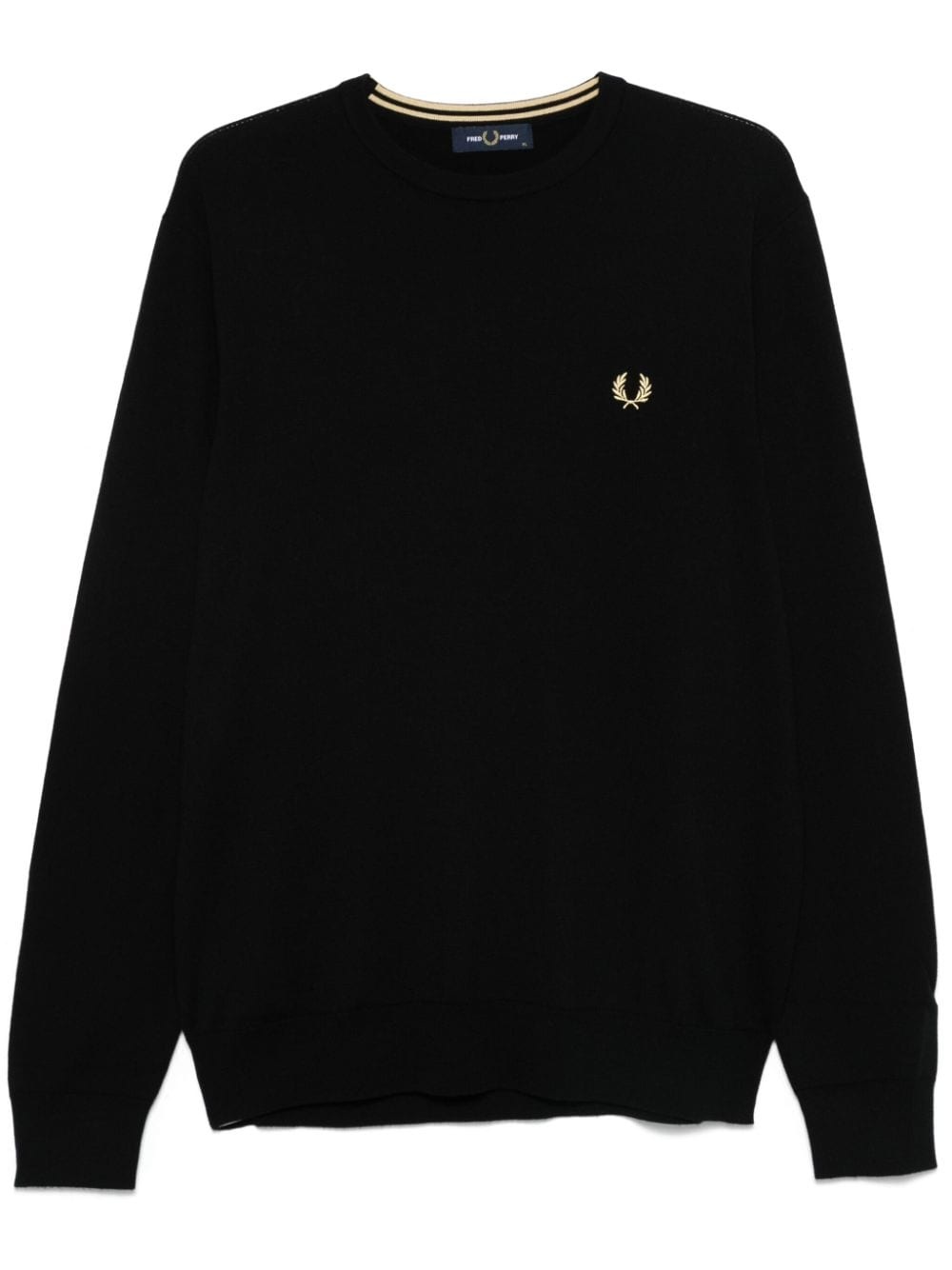 logo-embroidered sweater - 1