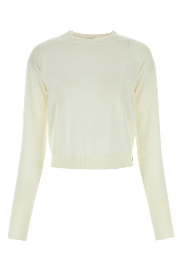 Ivory wool sweater - 1