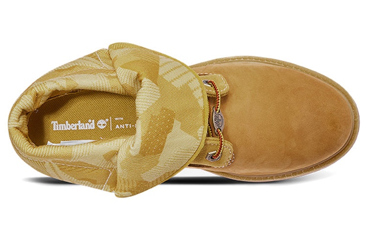 (WMNS) Timberland Roll Top Boots Basic 'Wheat Yellow' A28AT - 4