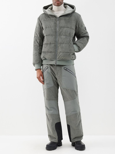 BOGNER Egon quilted padded corduroy ski jacket outlook