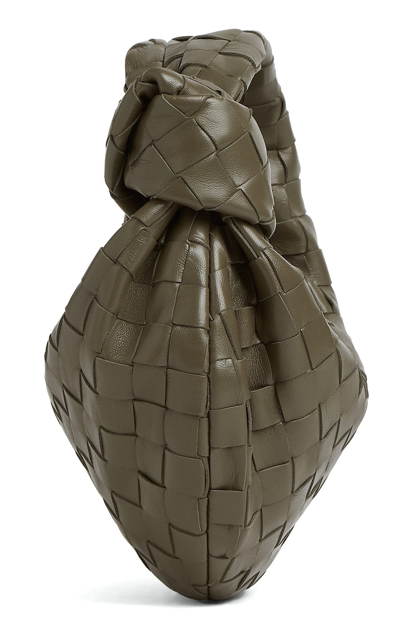Bottega Veneta Mini Jodie Leather Hobo in 3228 Cypress-Gold at Nordstrom - 4