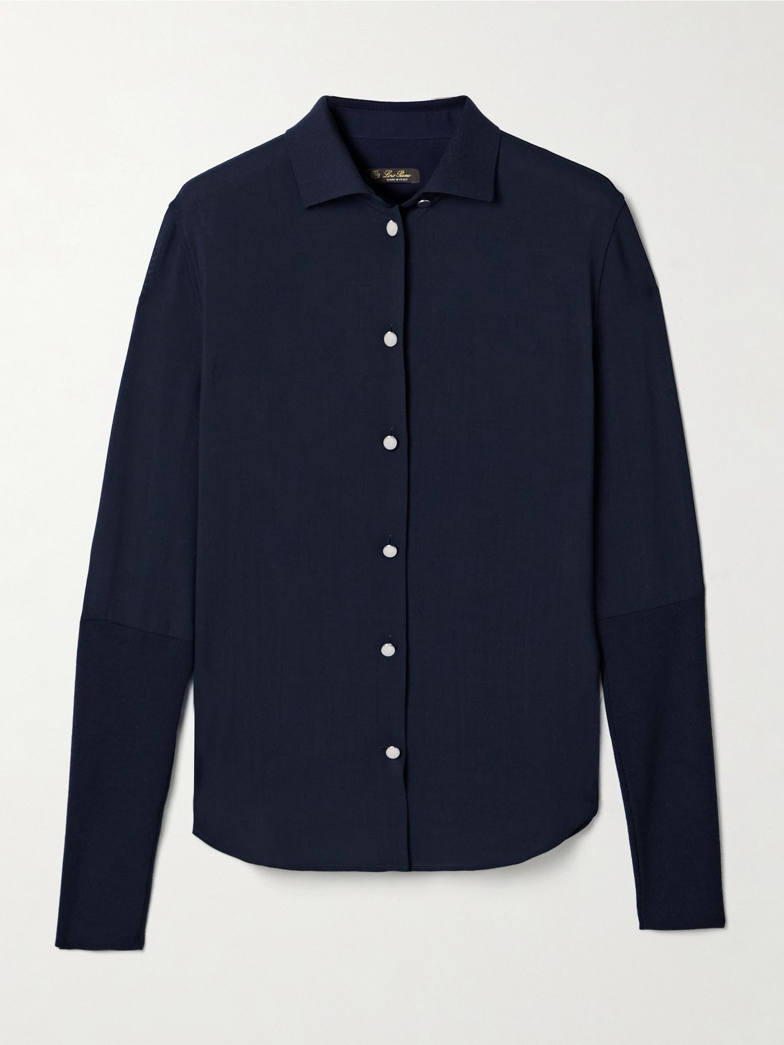 Leela wool shirt Navy - 1