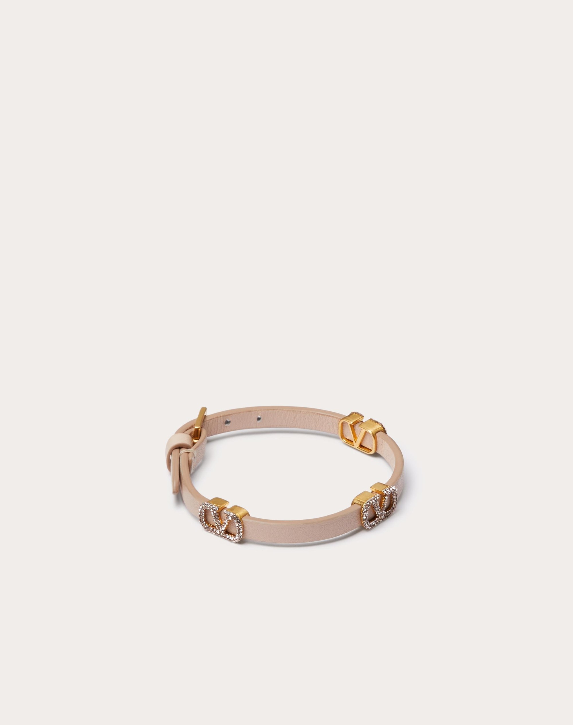 VLOGO SIGNATURE LEATHER BRACELET - 3